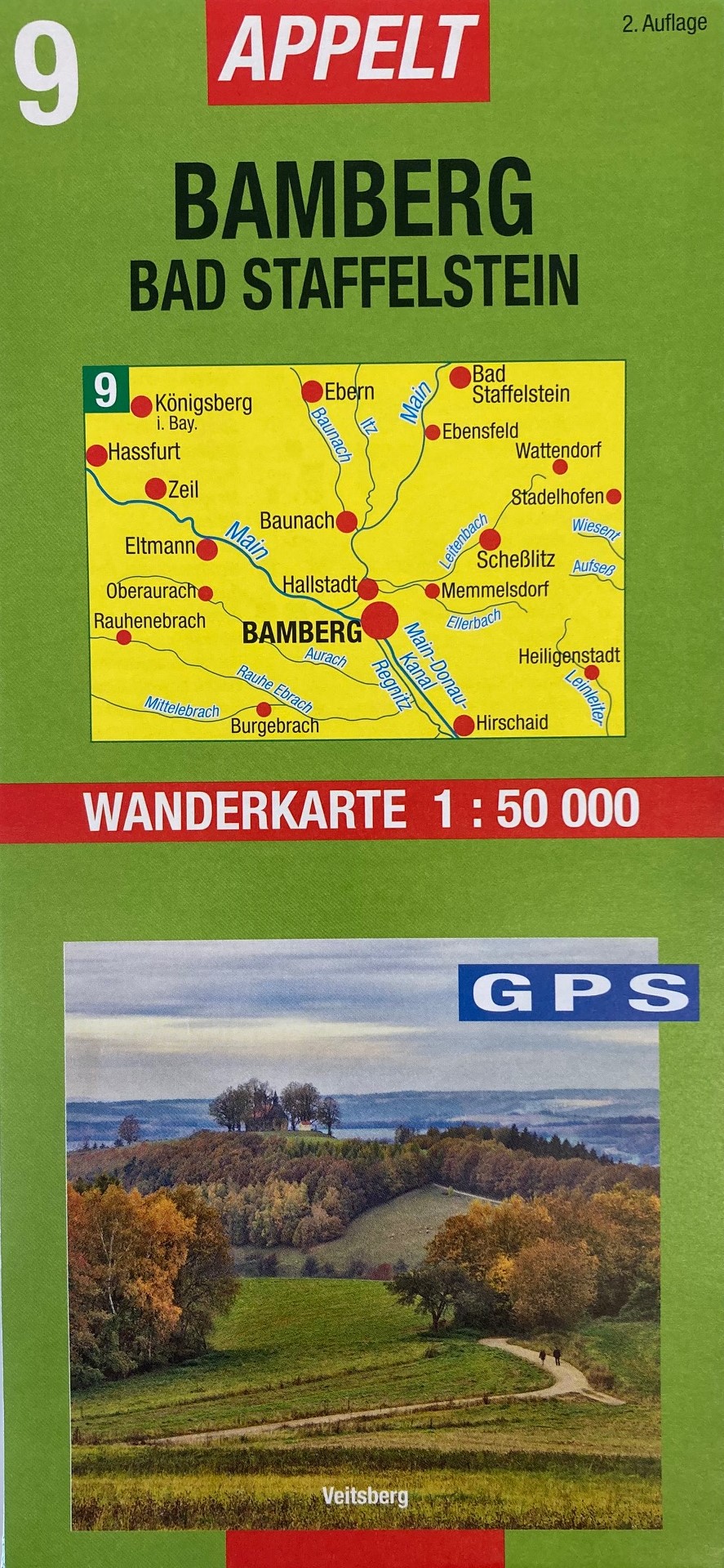 Appelt Wanderkarte Bamberg Bad Staffelstein